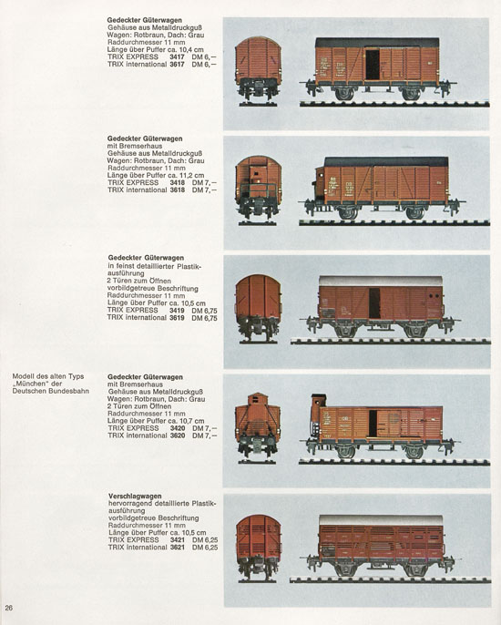 Trix Katalog 1966