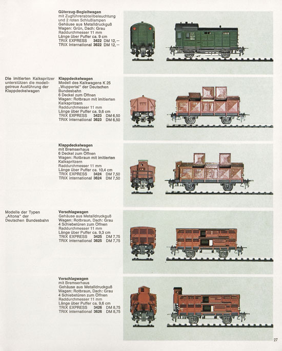 Trix Katalog 1966