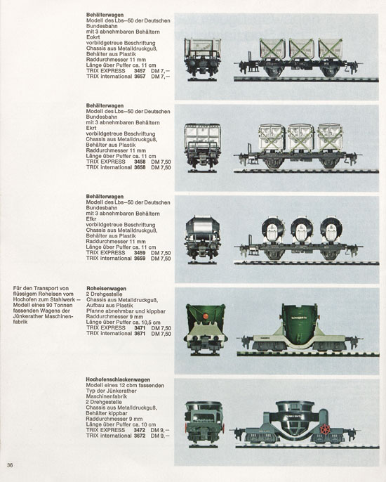 Trix Katalog 1966