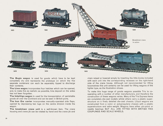 TRIX catalogue U.K. Edition 1964