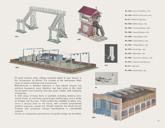 TRIX catalogue U.K. Edition 1964