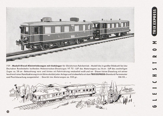 Trix Express Katalog 1957