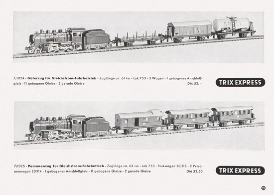 Trix Express Katalog 1957