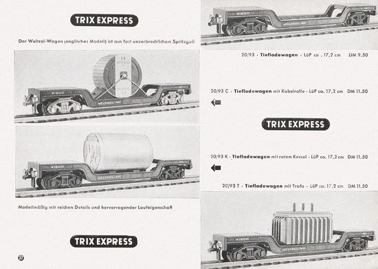 Trix Express Katalog 1957