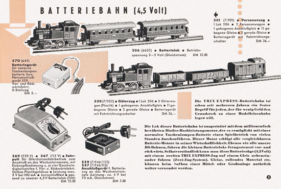 Trix Express Katalog 1959