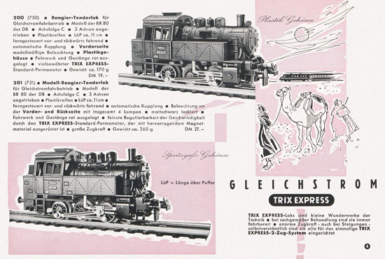 Trix Express Katalog 1959