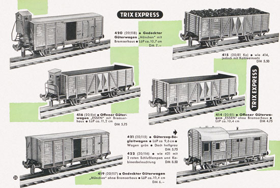 Trix Express Katalog 1959