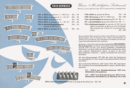 Trix Express Katalog 1959