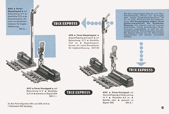 Trix Express Katalog 1959