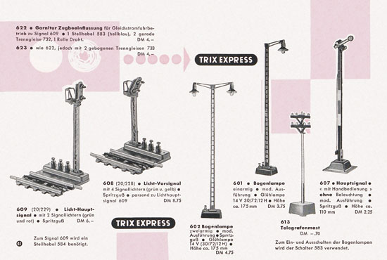 Trix Express Katalog 1959