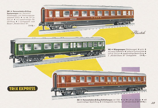 Trix Express Katalog 1961