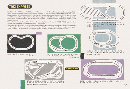 Trix Express Katalog 1961