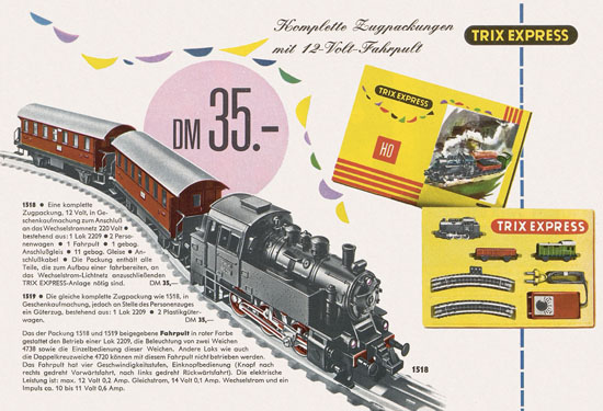 Trix Express Katalog 1962