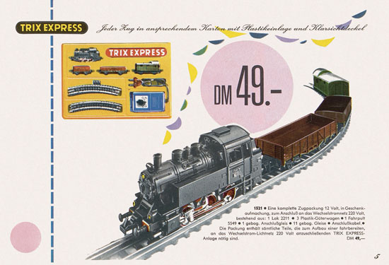 Trix Express Katalog 1962