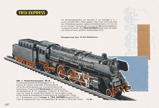 Trix Express Katalog 1962