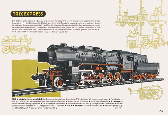 Trix Express Katalog 1962