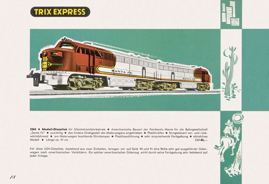 Trix Express Katalog 1962