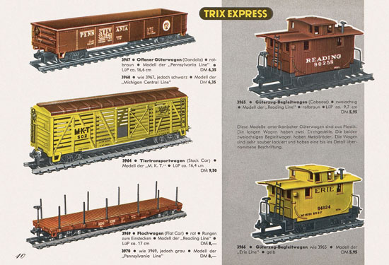 Trix Express Katalog 1962