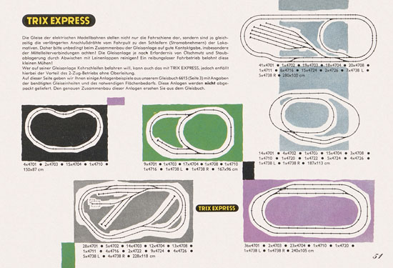 Trix Express Katalog 1962