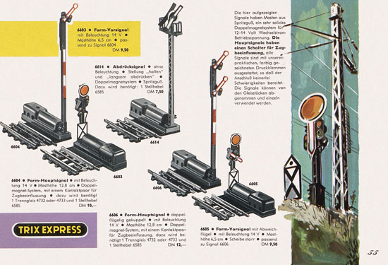 Trix Express Katalog 1962