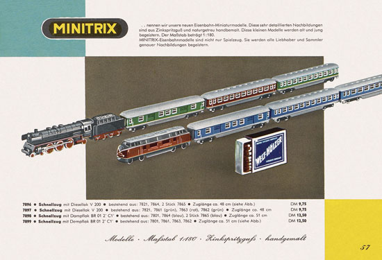 Trix Express Katalog 1962