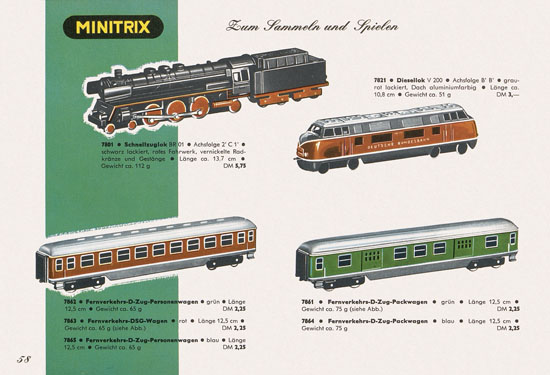 Trix Express Katalog 1962