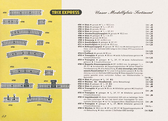 Trix Express Katalog 1963