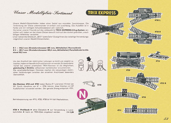 Trix Express Katalog 1963