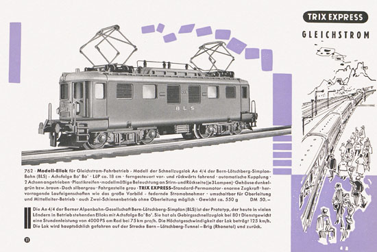 Trix Express Katalog 1958