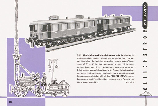 Trix Express Katalog 1958