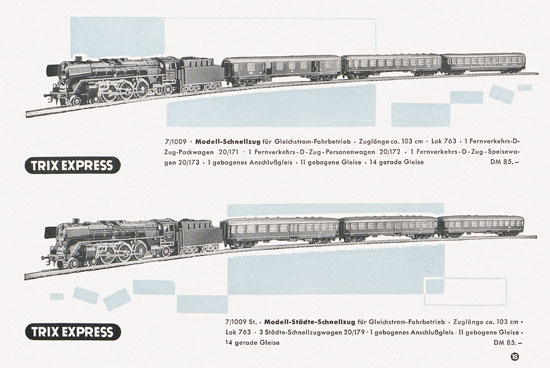 Trix Express Katalog 1958