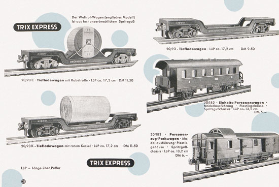 Trix Express Katalog 1958