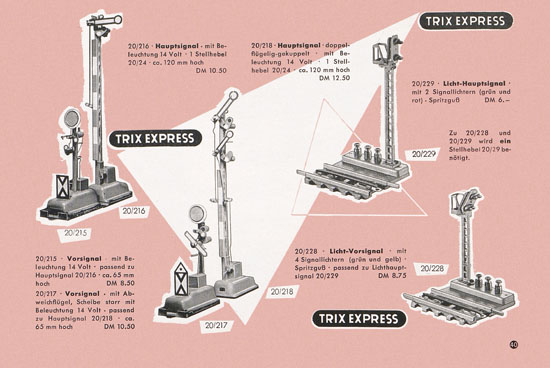 Trix Express Katalog 1958