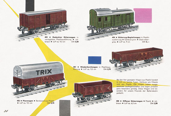 Trix Express Katalog Spur H0 1960-1961