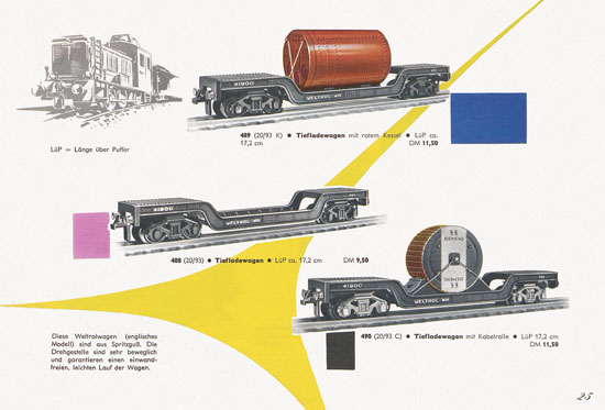 Trix Express Katalog Spur H0 1960-1961