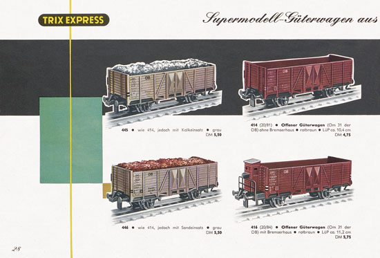 Trix Express Katalog Spur H0 1960-1961