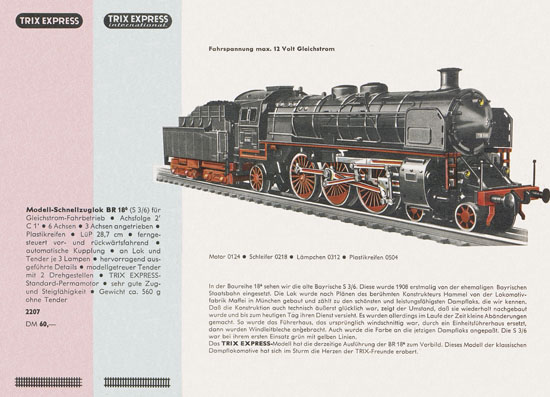 Trix Express Katalog 1964