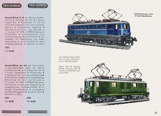 Trix Express Katalog 1964