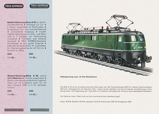 Trix Express Katalog 1964