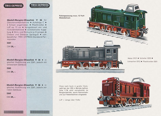 Trix Express Katalog 1964