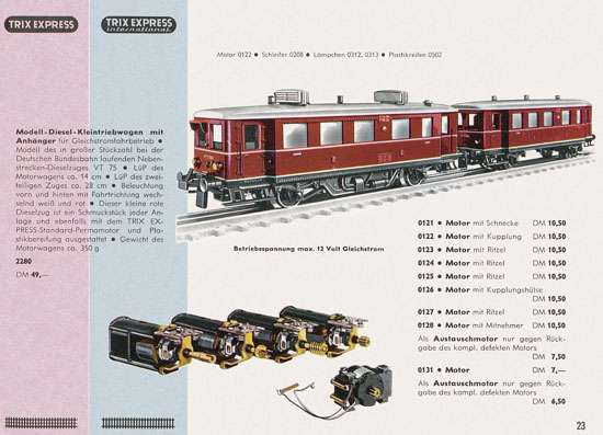 Trix Express Katalog 1964