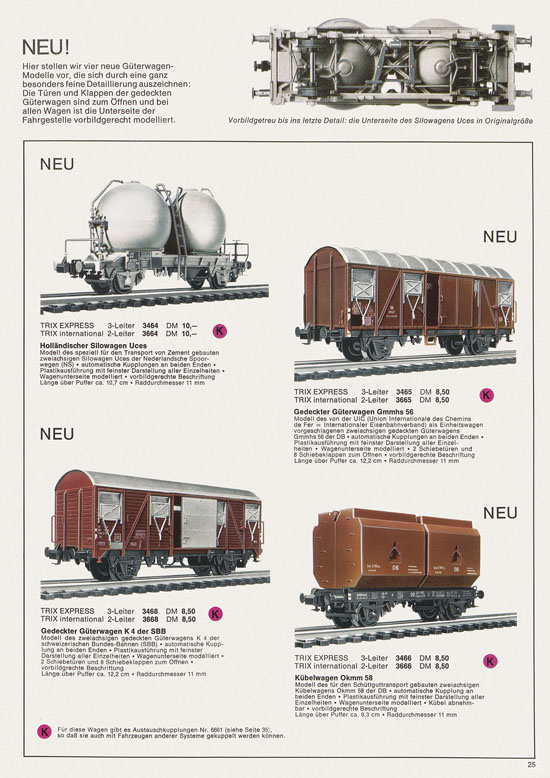 Trix Gesamtkatalog 1967