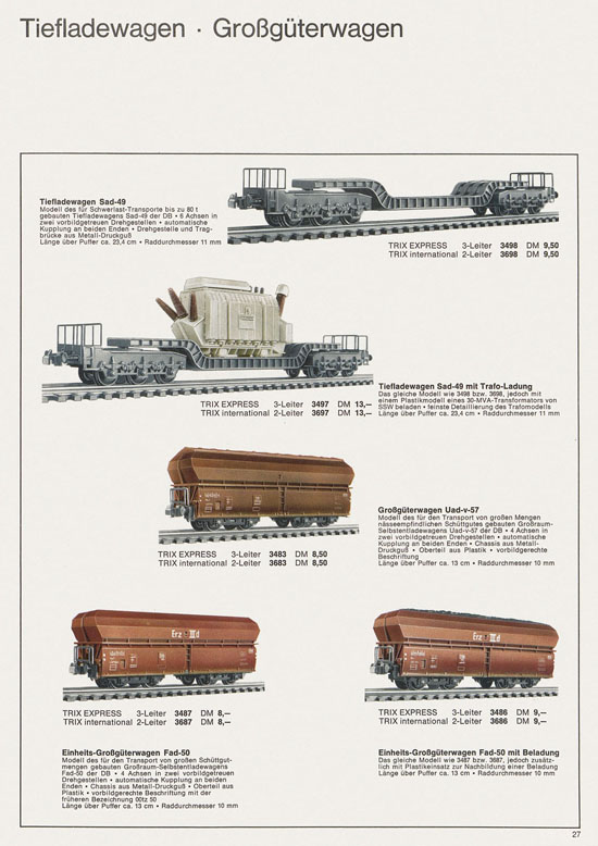 Trix Gesamtkatalog 1967