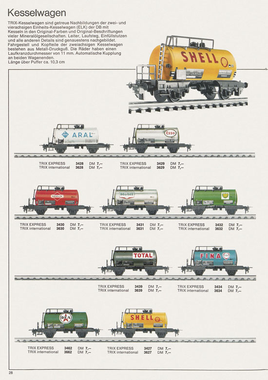 Trix Gesamtkatalog 1967