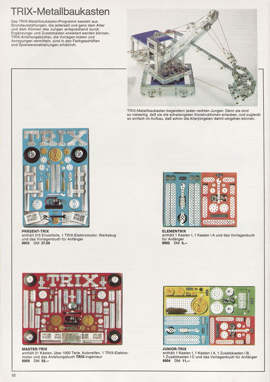 Trix Gesamtkatalog 1967