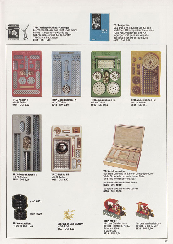 Trix Gesamtkatalog 1967