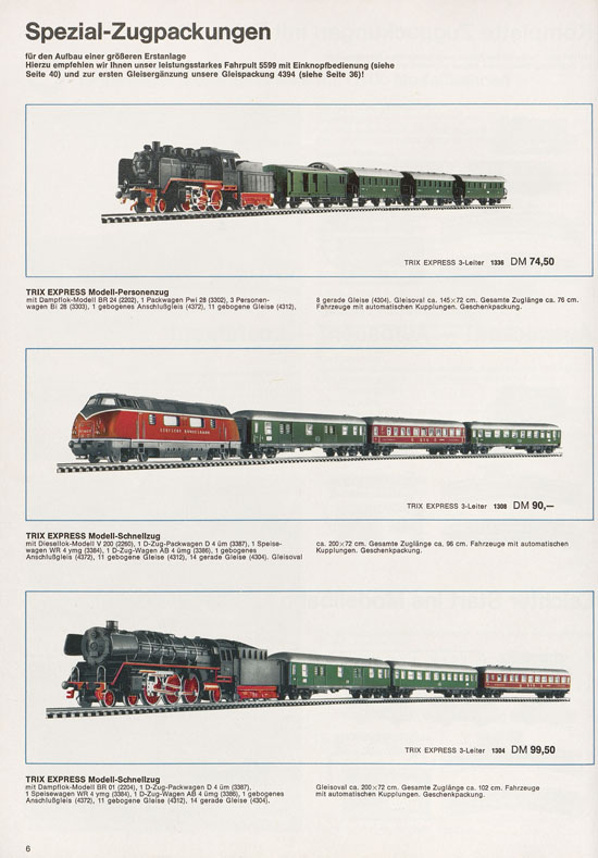 Trix Gesamtkatalog 1968