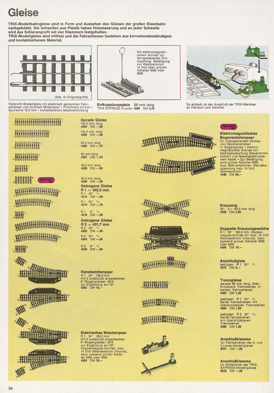 Trix Gesamtkatalog 1968