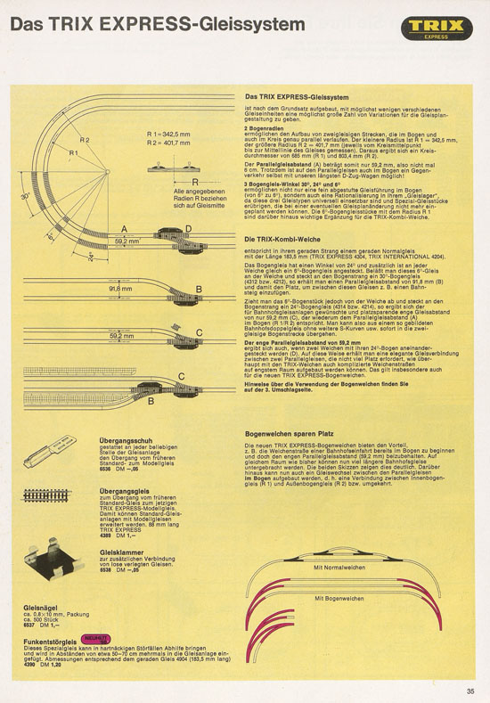 Trix Gesamtkatalog 1968