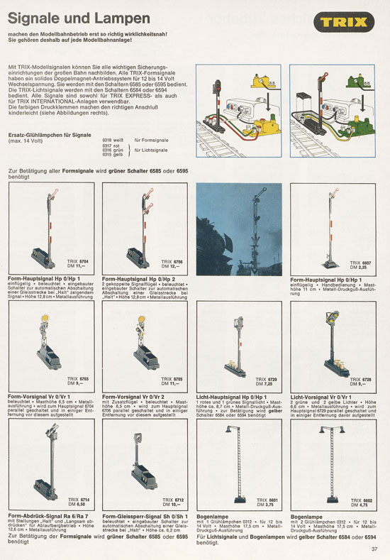 Trix Gesamtkatalog 1968